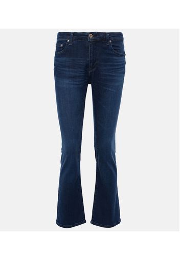 Jeans flared Jodi Crop a vita alta