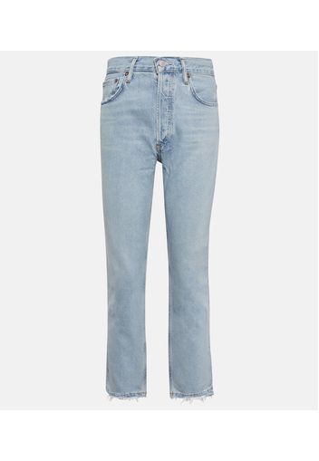 Jeans cropped Riley a vita alta