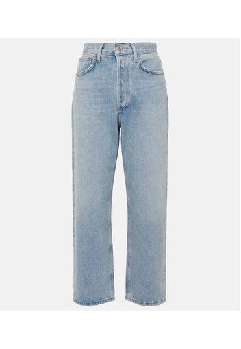 Jeans regular 90's Crop a vita media