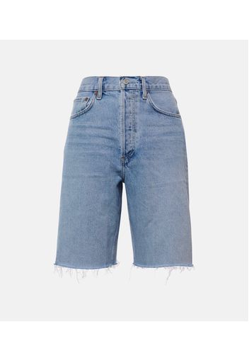 Shorts di jeans a vita media