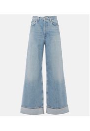 Jeans Dame a gamba larga e vita alta