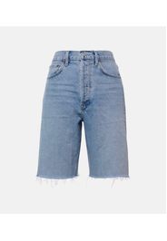 Shorts di jeans a vita media