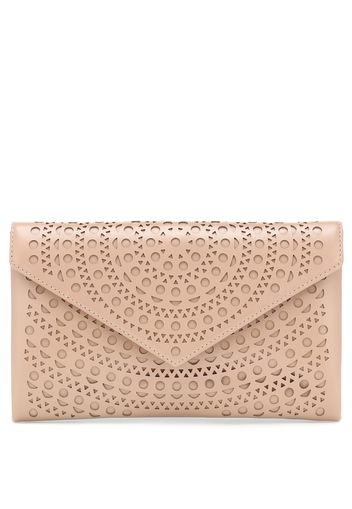 Clutch Oum in pelle