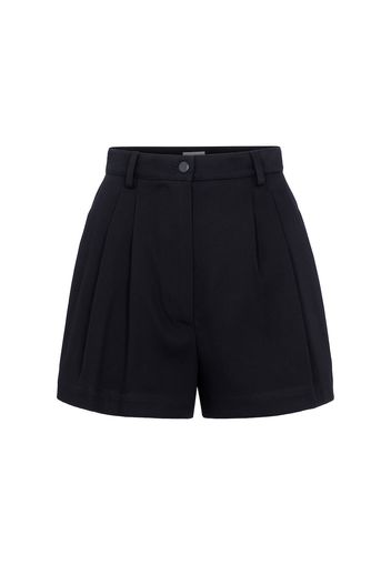 Shorts in gabardine di cotone