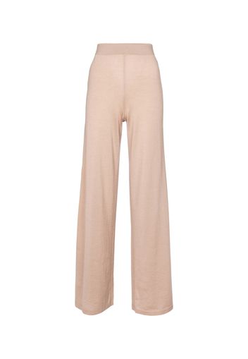 Pantaloni in cashmere e seta