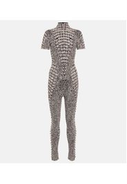 Jumpsuit in jersey jacquard