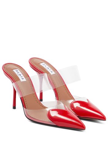 Pumps Le Cœur in PVC e vernice