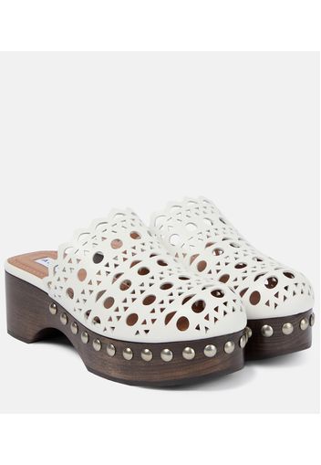 Slippers Vienne in pelle