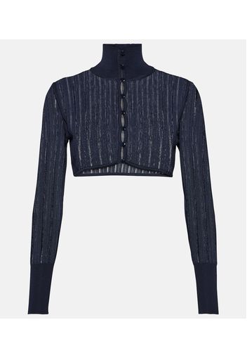 Alaïa Cardigan cropped Crinoline