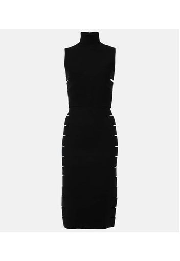 Alaïa Abito midi con cut-out