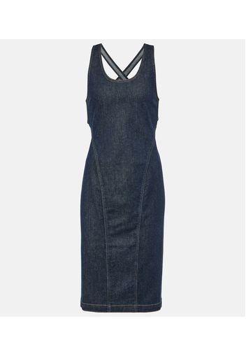 Alaïa Abito midi di jeans