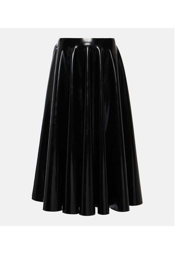 Alaïa Gonna midi in latex