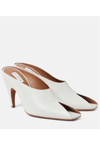 Alaïa Mules Spike in pelle