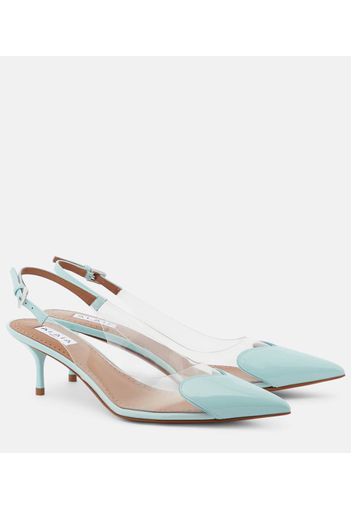 Alaïa Pumps slingback Le Cœur in PVC e vernice