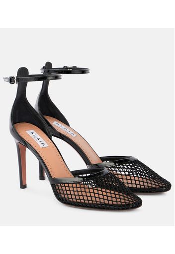 Alaïa Pumps in mesh con pelle