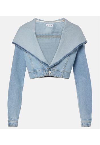 Alaïa Giacca di jeans cropped