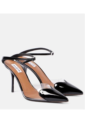 Alaïa Pumps Le Cœur in vernice con PVC