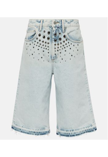 Shorts di jeans con decorazioni