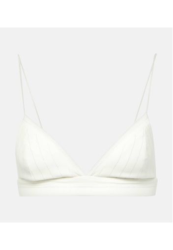 Bralette a righe in Lurex®