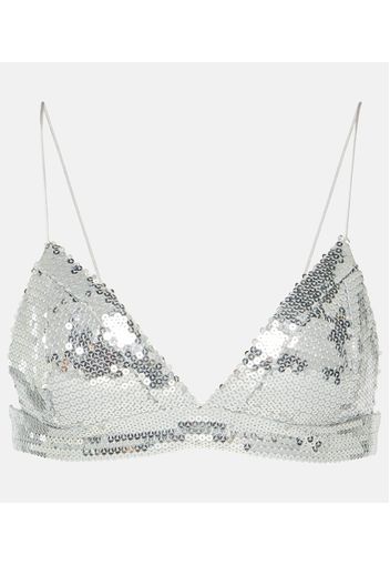 Bralette con paillettes