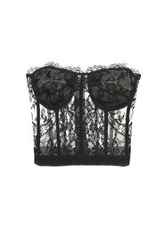 Top bustier in pizzo