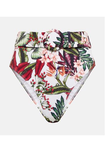 Slip bikini Ursula con stampa