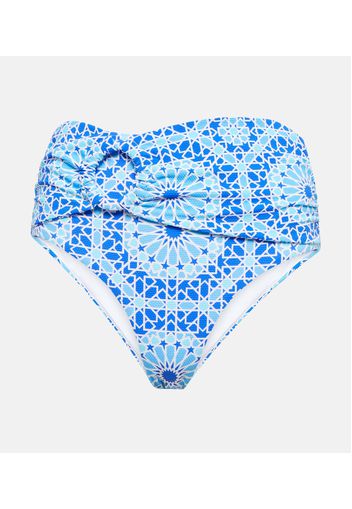 Slip bikini Dorit con stampa