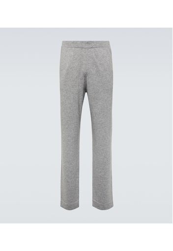 Pantaloni sportivi in cashmere