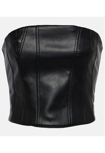 Bustier in similpelle