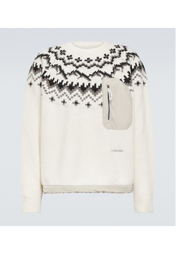 Pullover Lopi in misto lana fair isle