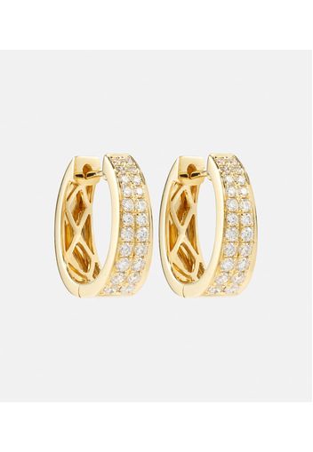 Orecchini Meryl Small in oro 18kt con diamanti