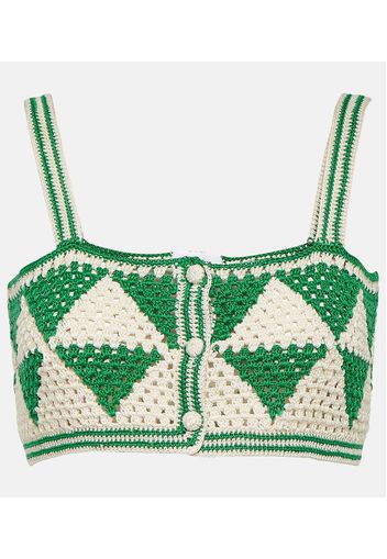 Top cropped Maija in crochet