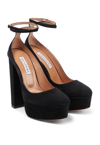 Pumps Blake in suede con plateau