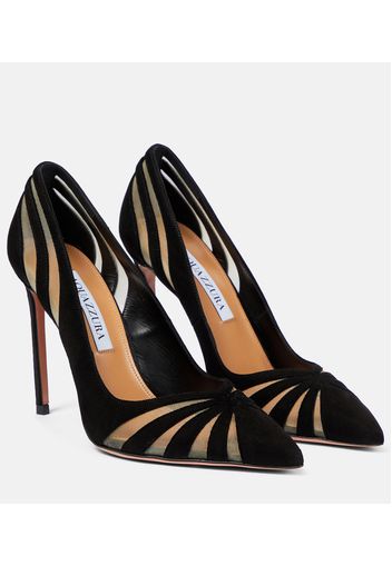 Pumps The Spy 105 in suede e mesh