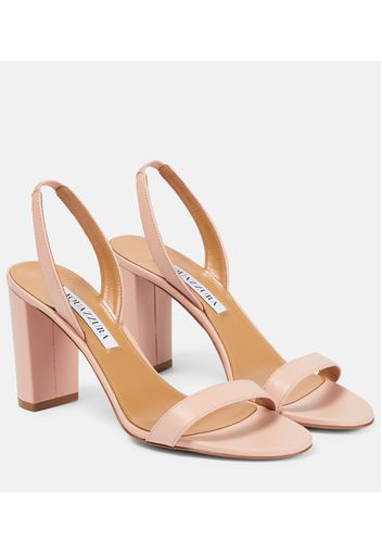 Sandali So Nude Block in suede