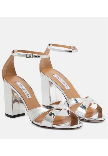 Sandali Divine 85 in pelle metallizzata