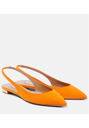 Ballerine slingback Purist in suede