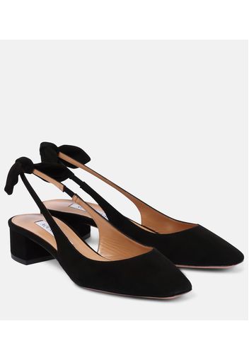 Pumps slingback Very Bow 35 in suede