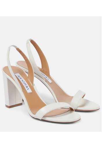 Sandali slingback So Nude 85 in pelle