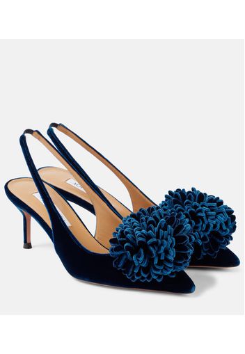 Pumps slingback Couturier 65 in velluto