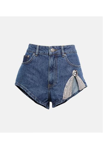 Shorts di jeans con decorazioni