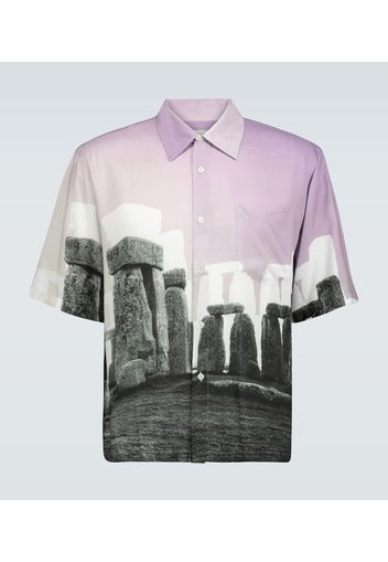 Camicia Stonehenge hawaiana