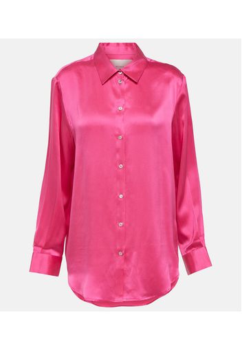 Camicia London in charmeuse di seta