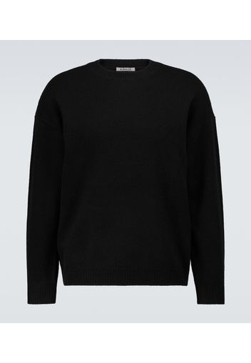 Pullover girocollo in cashmere