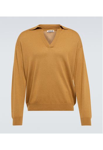 Pullover in cashmere e seta