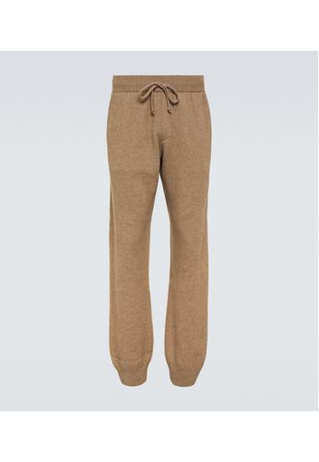 Pantaloni sportivi in cashmere