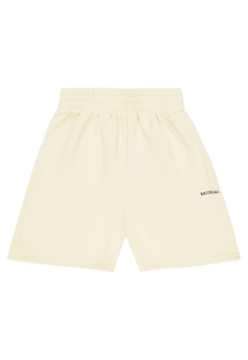 Shorts in cotone con logo