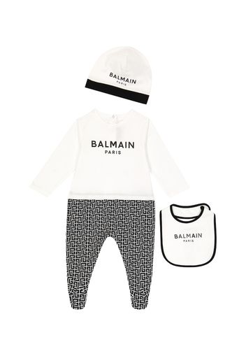 Baby - Set tutina, bavaglino e cappello