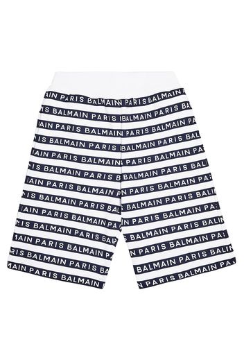 Shorts in cotone con logo