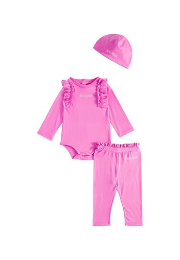 Baby - Body, pantaloni e cappello